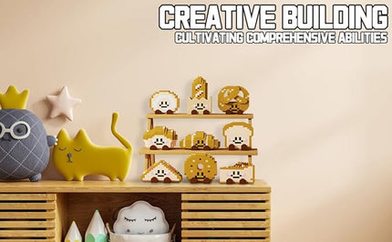 Nine Piece Set of Brain Building Blocks (9 Sets of Bread Building Blocks)