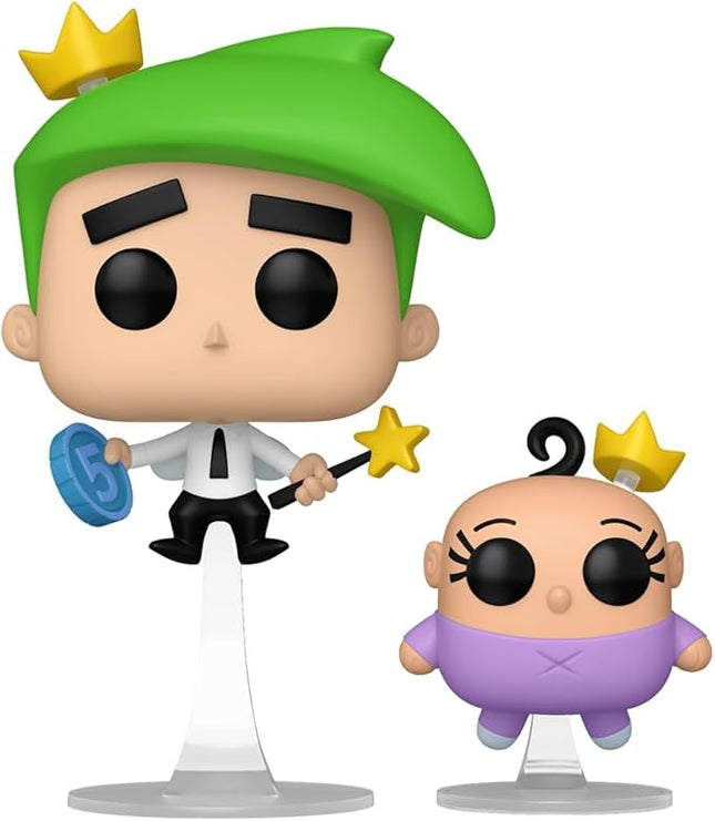 Funko Pop&Buddy: Fairly Odd Parents - Cosmo and Poof - Collectable Vinyl Figure - Gift Idea - Official Merchandise - Toys for Kids & Adults - Cartoon/Animation Fans