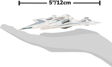 Star Wars Micro Galaxy Squadron Bo-Katan’s Gauntlet Fighter (Armada Edition) - 5-inch Vehicle with Rotating Wings and 1-Inch Micro Figure Accessory
