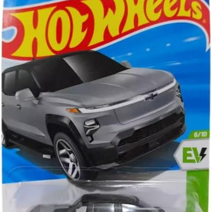 Hot Wheels Silverado EV RST Diecast Car, HW EV Series, 1:64 Scale