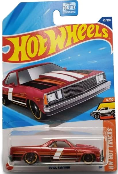 Hot Wheels '80 El Camino, HW Hot Trucks Series, 1:64 Scale Diecast, 4/10
