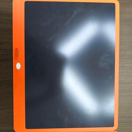 TEKFUN LCD Board, 16inch Colorful, Kids Travel Essentials, Toddler Toys for 3 4 5 6 7 8 Year Old Girls Boys (Orange)