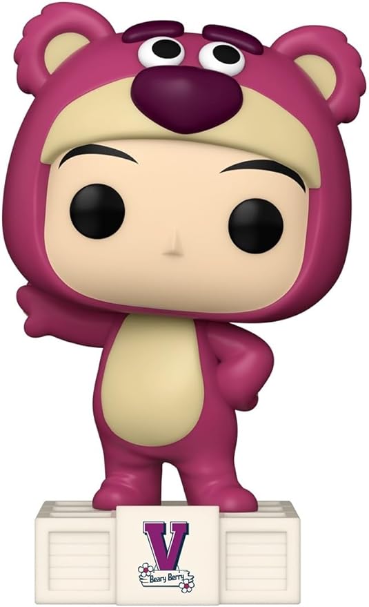 Funko Pop! Rocks: Toy Story x BTS Tiny TAN - V as Lotso - Collectable Vinyl Figure - Gift Idea - Official Merchandise - Toys for Kids & Adults - Music Fans