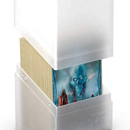 Ultimate Guard Boulder 80+ Classic, Deck Case for 80 Double-Sleeved TCG Cards, Frosted, Secure & Durable Storage for Trading Card Games, Soft-Touch Finish