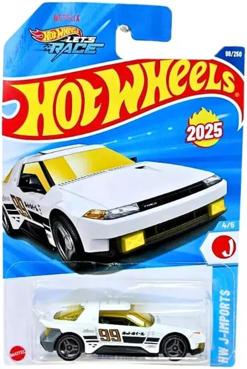 Hot Wheels Hako Type D, HW J-Imports Series, White Diecast Car, 1:64 Scale
