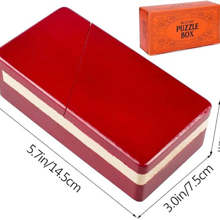 Impossible Box Puzzle Master with Secret Opening Mechanism and Drawer