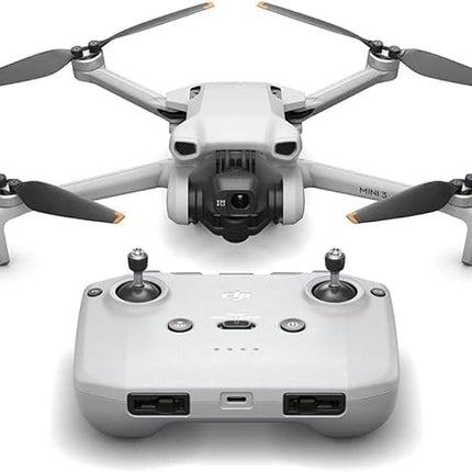 DJI Mini 3, Drones with Camera for Adults 4K, 38-min Flight Time, up to 32800ft (10km) Video Transmission, True Vertical Shooting, GPS Auto Return Integrated, Mini Drone with Camera for Beginners
