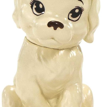 Barbie Careers Fashion Doll & Accessories, Photographer with Petite Body Type Wearing Removable Heart-Print Dress with Camera & Puppy