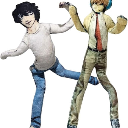 Light Yagami Plush Pillow Light Yagami Figure Soft Stuffed Funny Abstract Plush Throw Pillow Twistable L Smile Plush Cushion Sofa Decoration