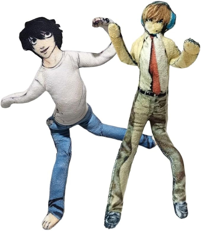 Light Yagami Plush Pillow Light Yagami Figure Soft Stuffed Funny Abstract Plush Throw Pillow Twistable L Smile Plush Cushion Sofa Decoration