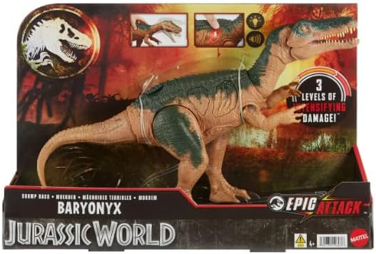 Jurassic World Baryonyx Epic Attack Dinosaur Action Figure