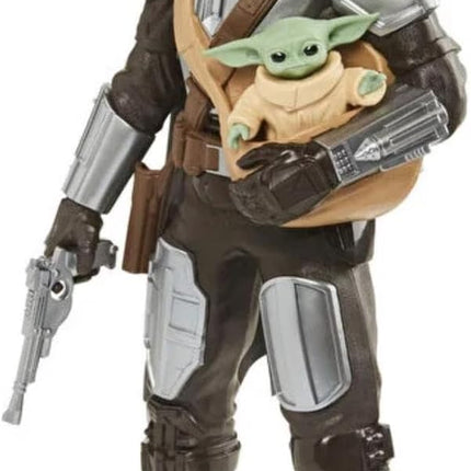 STAR WARS Galactic Action The Mandalorian & Grogu Interactive Electronic 12-Inch-Scale Action Figures, Toys for Kids Ages 4 and Up