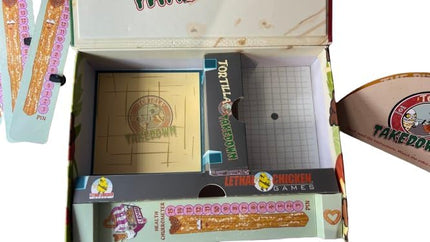 Tortilla Takedown – Luchador Card Game | Funny Family Game Night for Kids, Teens & Adults | Wrestling-Themed Party Game for 3–4 Players | Travel-Sized Take That Game | Age 8+