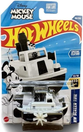 Hot Wheels Steamboat William [Black & White], Screen Time 10/10, 166/250, 1:64 Scale Diecast Car
