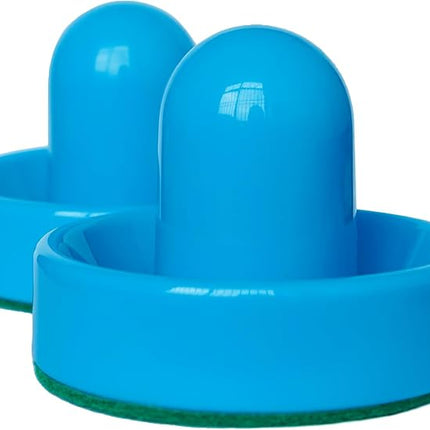 Rechargeable Floating Pucks & Paddles - Any Flat Surface Air Hockey, Includes Charging Cable and Strikers