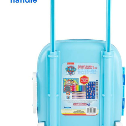 Innovative Designs Nickelodeon Paw Patrol Color and Roll Activity Set with Carrying Case, Stickers, & Art Supplies