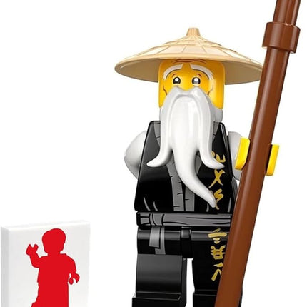 LEGO NINJAGO Minifigure - Master Sensei Wu (Legacy) with Brown Staff 70670
