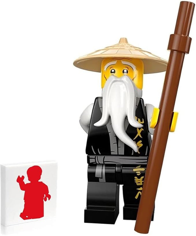 LEGO NINJAGO Minifigure - Master Sensei Wu (Legacy) with Brown Staff 70670