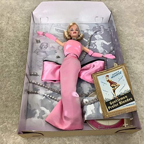 Barbie Doll as Marilyn Monroe in the Pink Dress from Gentlemen Prefer Blondes