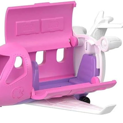 Barbie Mini BarbieLand Toy Vehicle Playset with 1.5-inch Doll & DreamPlane with Working Doors & Color-Change Surprise