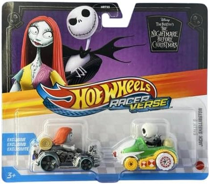 Hot Wheels Nightmare Before Christmas Sally & Jack Skellington 1:64 Scale Die-Cast Car Set