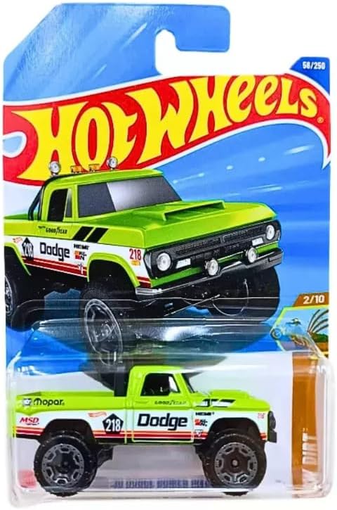 Hot Wheels, '70 Dodge Power Wagon, HW Dirt 2/10, 1:64 Scale Diecast