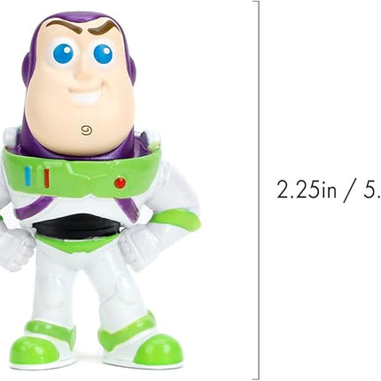 Jada Toys Toy Story Metalfigs 4-Pack – Buzz Lightyear, Woody, Alien, Lotso – Gift Set for Kids and Fans Ages 8+ – Pixar Characters– 2.5” Diecast Collectible Figure