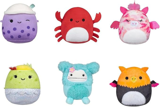 Squishmallows Original Micromallows Plush 6-Pack (Myrna, Henley, Anjara, Carlos, Joelle, Poplina)
