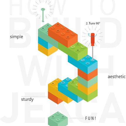 JEKCA Leaning Tower of Pisa 01S | Architecture Plastic Building Blocks | Age 14+