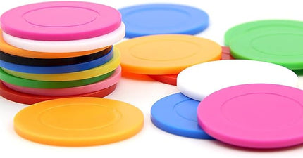 100 Personalized Poker Chips, Print with Your Text and Logo, Suitable for Corporate Event, Poker Night, Card Club, Board Game, Party