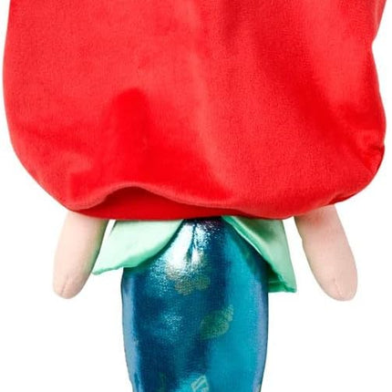 Disney Store Official Princess Plush Doll, Ariel from The Little Mermaid, Medium 14 Inches, Soft Plushy with Embroidered Features, Princess Toys for Girls, Disney Dolls, Stuffed Animals for Girls