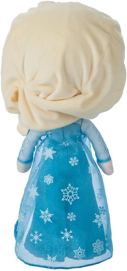 Disney Store Official Disney Princess Plush Doll (Elsa from Frozen) Medium 14 Inches, Disney Princess Dolls with Embroidered Features, Disney Plush Toys, Princess Toys for Girls