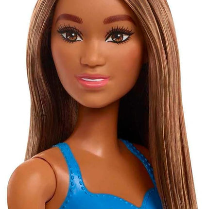 Barbie - Beach Doll - Blue Bathing Suit (HDC51)