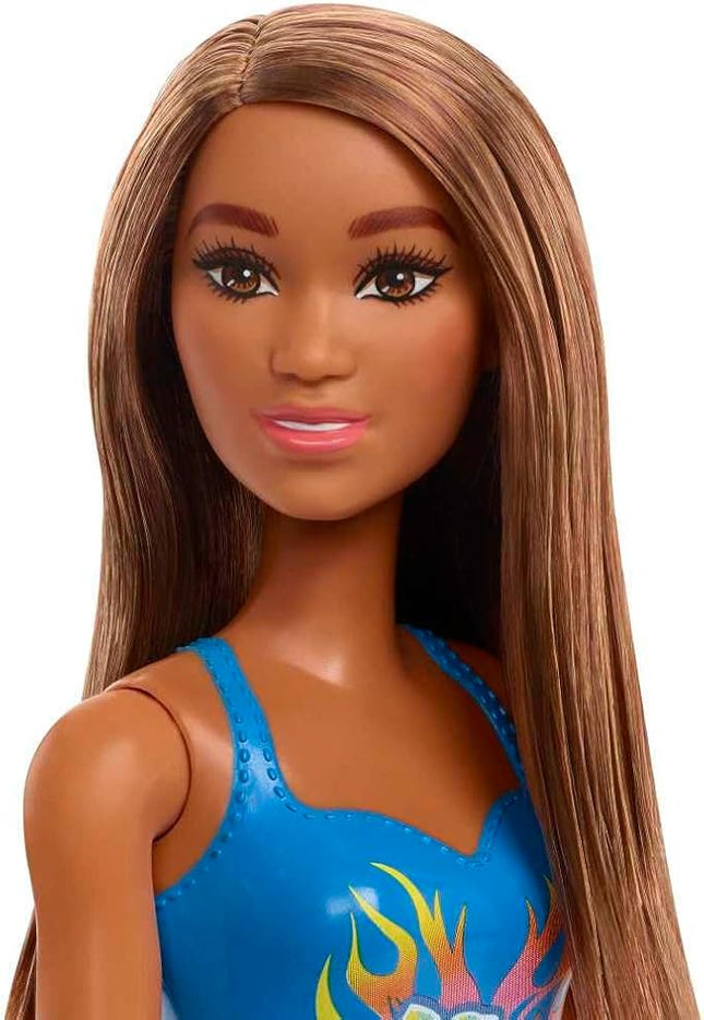 Barbie - Beach Doll - Blue Bathing Suit (HDC51)