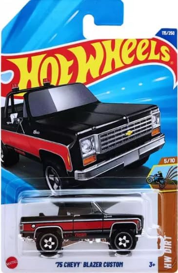 Hot Wheels '75 Chevy Blazer Custom [Black], HW Dirt 5/10, 115/250