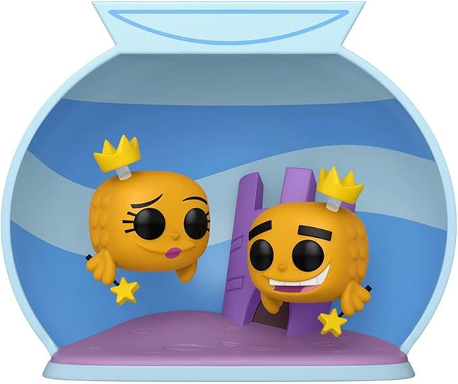 Funko Pop Moment: Fairly Odd Parents - Cosmo and Wanda as Goldfish - Amazon Exclusive - Collectable Vinyl Figure - Gift Idea - Official Merchandise - Toys for Kids & Adults