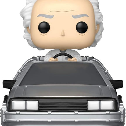 Funko Pop! Rides Deluxe: Back to The Future - Doc with Time Machine - Dr. Emmett Brown - Collectable Vinyl Figure - Gift Idea - Official Merchandise - Toys for Kids & Adults