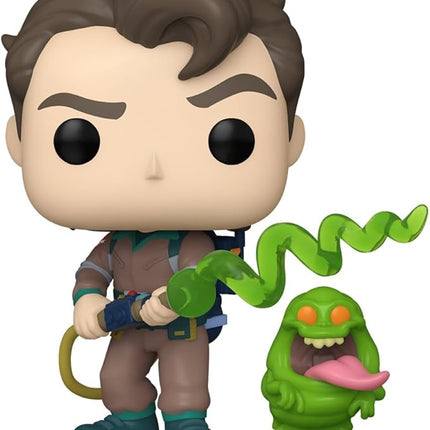 Funko Pop&Buddy: The Real Ghostbustersb - Dr. Peter Venkman with Slimer - Collectable Vinyl Figure - Gift Idea - Official Merchandise - Toys for Kids & Adults - Comedy Fans