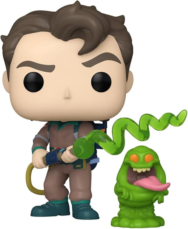 Funko Pop&Buddy: The Real Ghostbustersb - Dr. Peter Venkman with Slimer - Collectable Vinyl Figure - Gift Idea - Official Merchandise - Toys for Kids & Adults - Comedy Fans