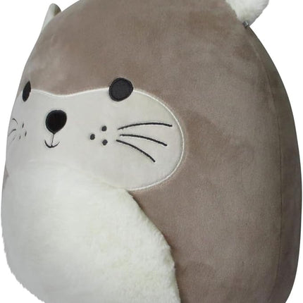 Squishmallows 14-Inch Light Brown Otter with Fuzzy Ears Plush - Add RIE to Your Squad, Ultrasoft Stuffed Animal Large Plush Toy, Official Kelly Toy Plush