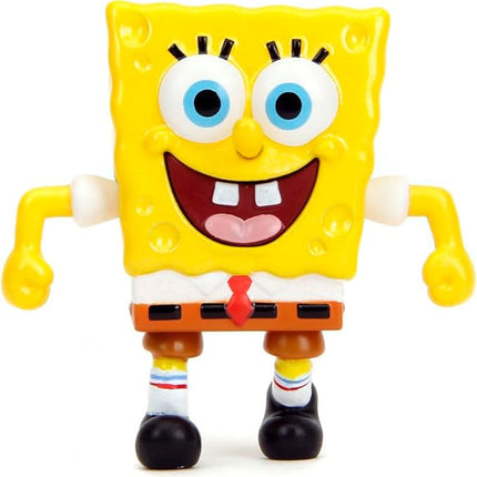 Jada Toys Spongebob Squarepants Figure (1 Piece) - 1 of 4 Collectible Metal Figures (Spongebob, Patrick, Thaddeus or Mr Krabs) for Fans and Collectors Ages 8 and up, Wave 1, Selection