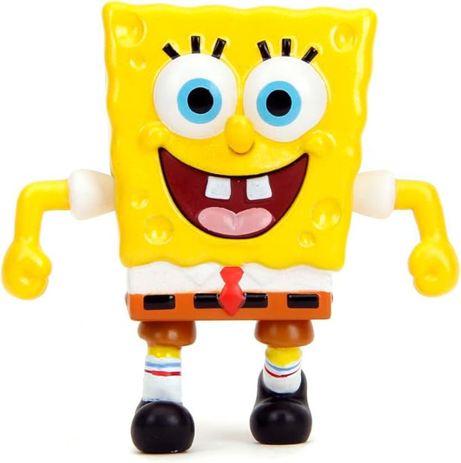 Jada Toys Spongebob Squarepants Figure (1 Piece) - 1 of 4 Collectible Metal Figures (Spongebob, Patrick, Thaddeus or Mr Krabs) for Fans and Collectors Ages 8 and up, Wave 1, Selection