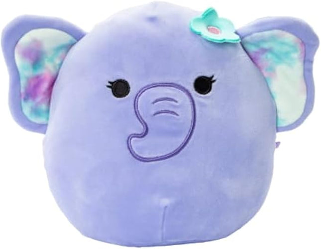 Squishmallows 7.5"" Anjali The Elephant, Medium, Purple