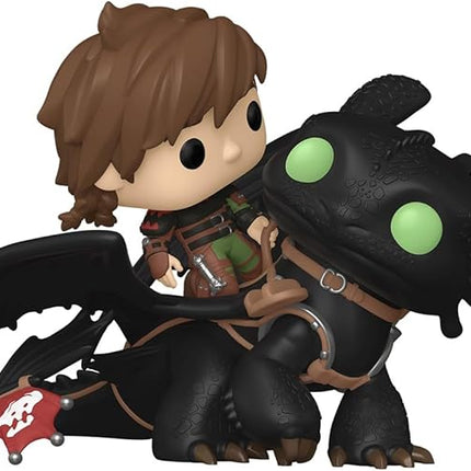 Funko POP! Rides Deluxe: How to Train Your Dragon – Hiccup with Toothless - Collectable Vinyl Figure - Gift Idea - Official Merchandise - for Kids & Adults - Movies Fans