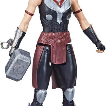 Marvel Avengers Titan Hero Series Mighty Thor Toy, 12-Inch-Scale Thor: Love and Thunder Figure with Accessory, Toys for Kids Ages 4 and Up