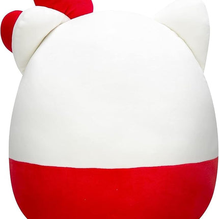 Squishmallows Hello Kitty with Red Glasses 14-Inch Plush - Sanrio Ultrasoft Stuffed Animal Large Plush Toy, Official Kellytoy Plush