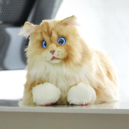 ELEPHANT ROBOTICS metaCat Persian - Interactive Companion Pets Robot Cat with Voice Command/Heartbeat/Animation Interaction - Gifts for All Ages - Realistic & Lifelike, Type-C Charging