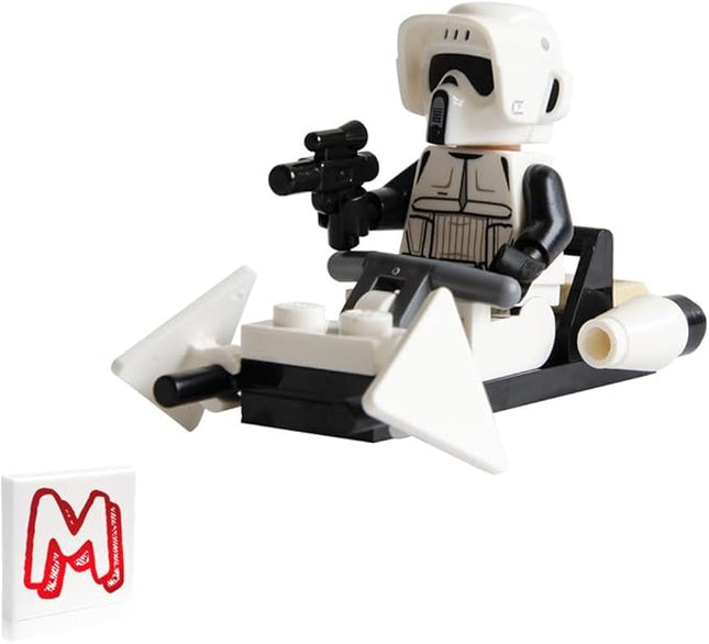 LEGO Star Wars The Mandalorian Minifigure - Imperial Scout Trooper with Blaster and Speeder Bike 75292