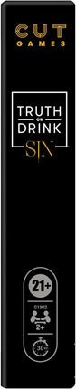 Truth or Drink: Sin Edition Adult Party Game by Cut | 250+ Questions Inspired by 7 Deadly Sins | Ages 21+ | 2+ Players | 30 Mins. | Stand-Alone or Expansion