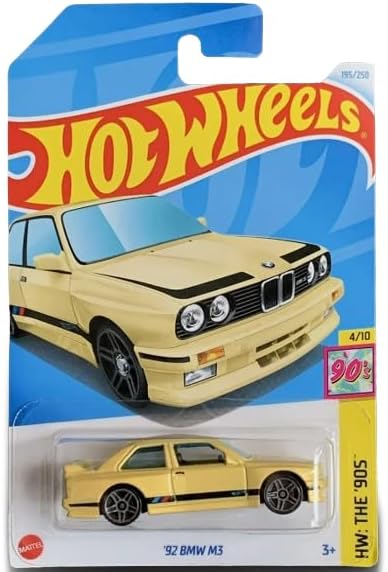 Hot Wheels 92 BMW M3 (Yellow), HW: The '90S 4/10